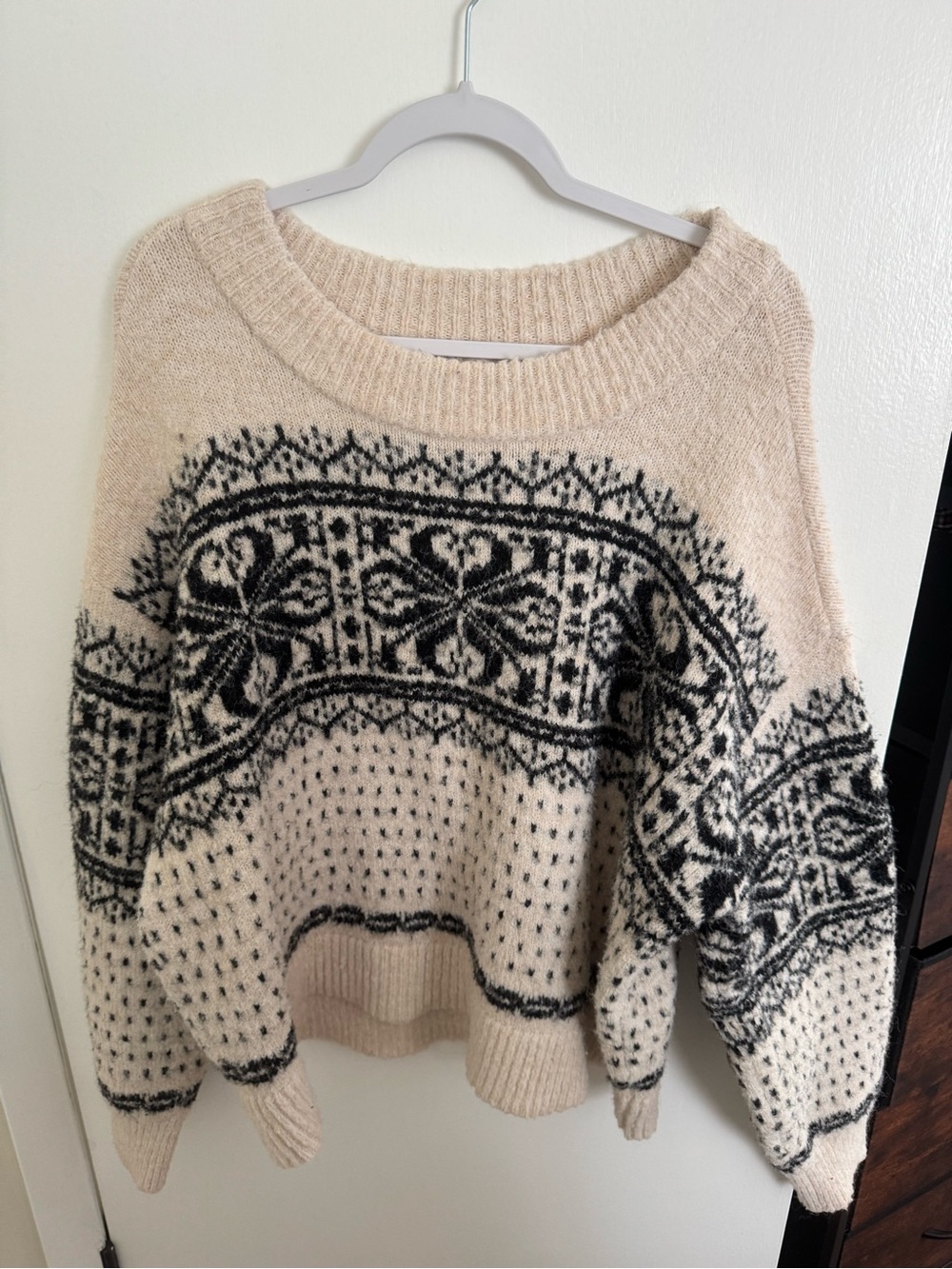 Cozy Beige Universal Thread Knit Sweater